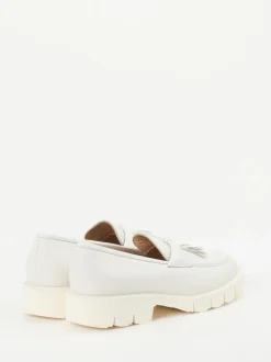 Mannori – Tassel Loafer aus Kalbleder Offwhite