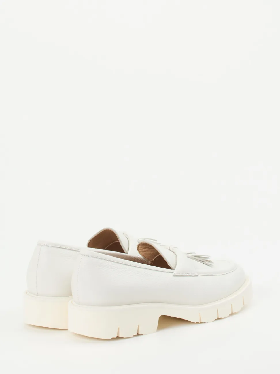 Mannori – Tassel Loafer aus Kalbleder Offwhite