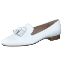 Mannori – Tassel-Loafer aus Kalbleder weiß