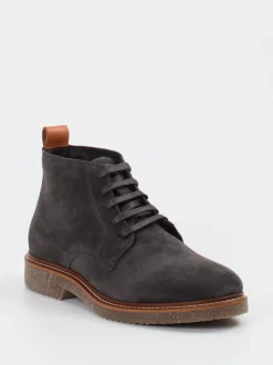 Marc O'Polo – Desert Boots aus Veloursleder grau