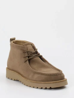 Marc O'Polo – Desert Boots aus Veloursleder sandbraun
