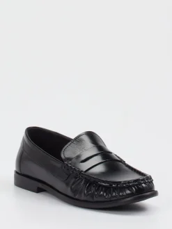 Marc O'Polo – Loafer aus Hochglanzleder schwarz