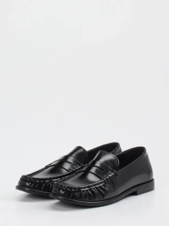 Marc O'Polo – Loafer aus Hochglanzleder schwarz