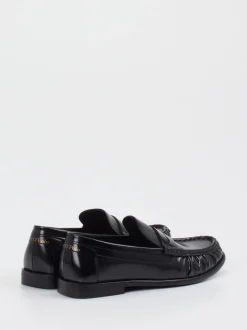Marc O'Polo – Loafer aus Hochglanzleder schwarz