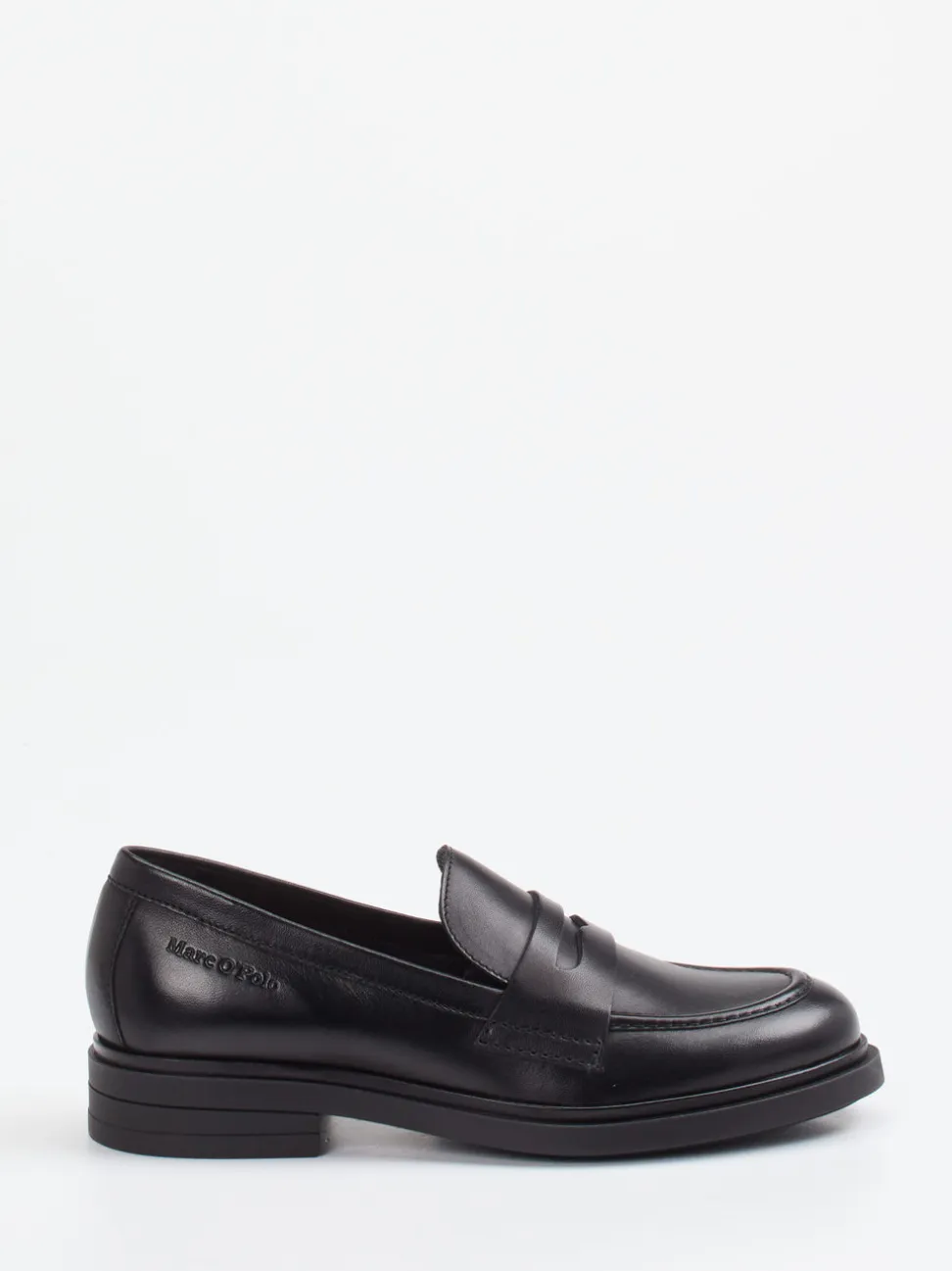 Marc O'Polo – Loafer aus Lammleder in Schwarz
