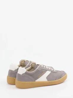 Marc O'Polo – Retro-Sneaker aus Veloursleder grau