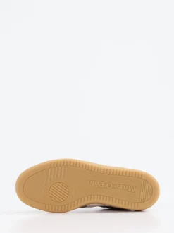 Marc O'Polo – Retro-Sneaker aus Veloursleder grau