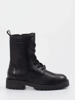 Marc O'Polo – Schnürboots aus Lammleder Schwarz