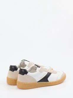 Marc O'Polo – Sneaker aus Kalbleder und Veloursleder Weiß