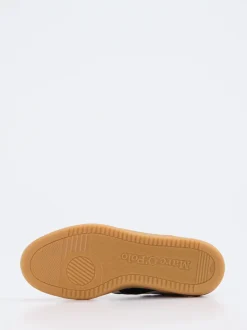 Marc O'Polo – Sneaker aus Kalbleder und Veloursleder Weiß