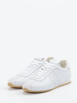 Marc O'Polo – Sneaker aus Kalbleder in Weiß