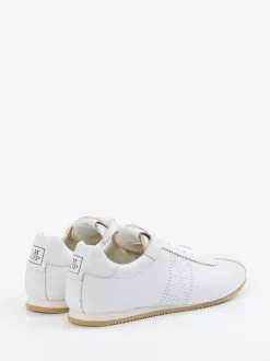 Marc O'Polo – Sneaker aus Kalbleder in Weiß