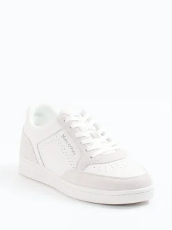 Marc O'Polo – Sneaker aus Kalbleder in Offwhite