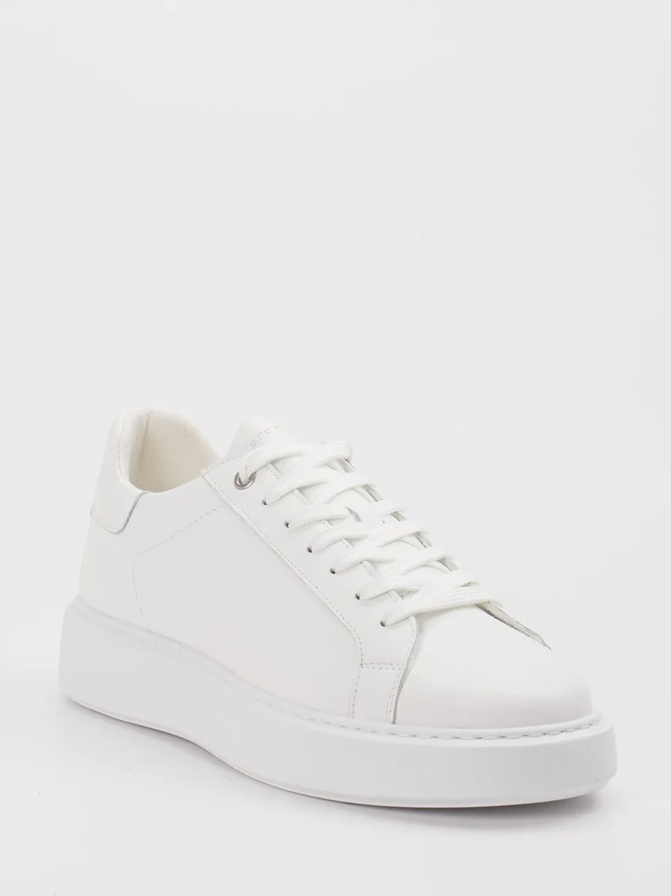Marc O'Polo – Sneaker aus Kalbleder in Weiß