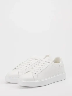 Marc O'Polo – Sneaker aus Kalbleder in Weiß