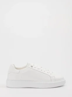 Marc O'Polo – Sneaker aus Kalbleder in Weiß