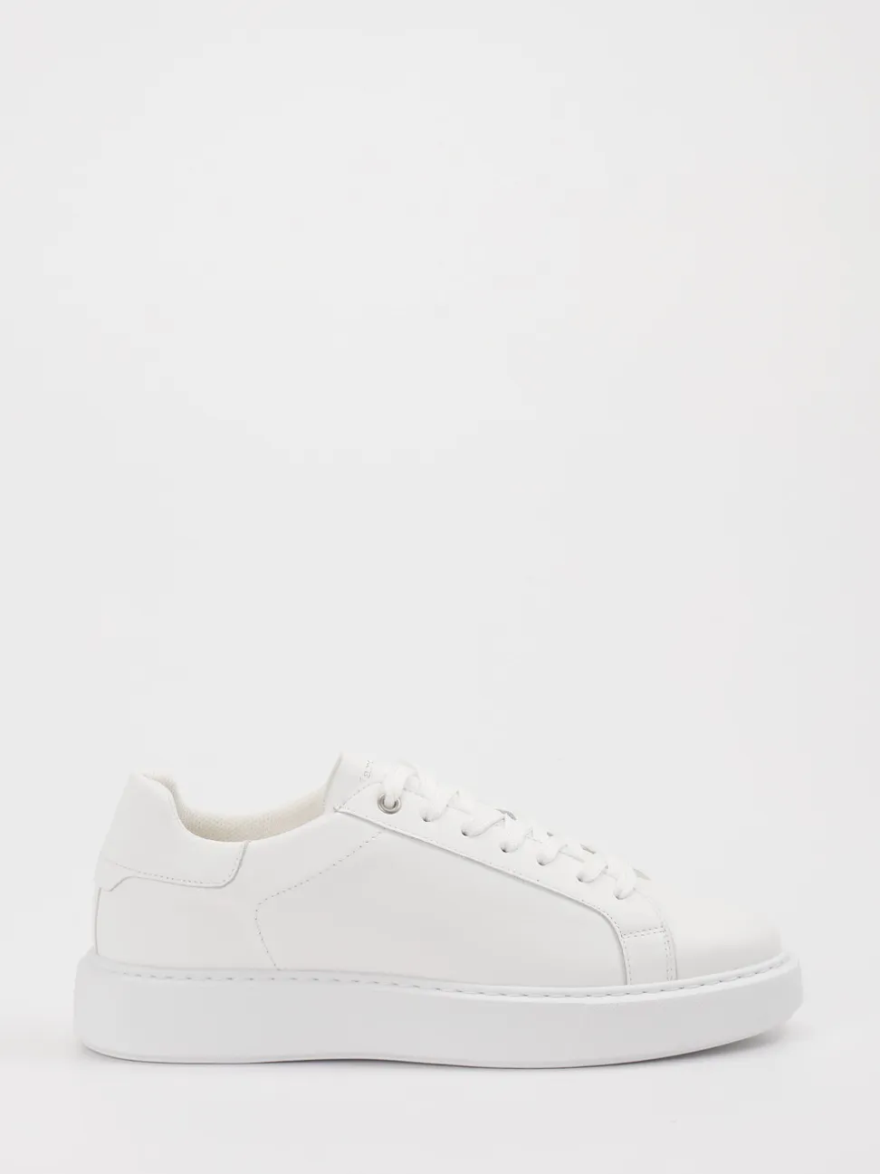 Marc O'Polo – Sneaker aus Kalbleder in Weiß