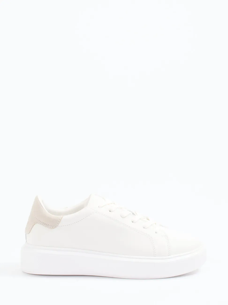 Marc O'Polo – Sneaker aus Leder in Offwhite