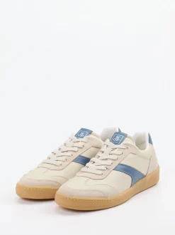 Marc O'Polo – Sneaker aus Leder in Beige