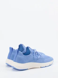 Marc O'Polo – Sneaker aus recyceltem Textil Hellblau