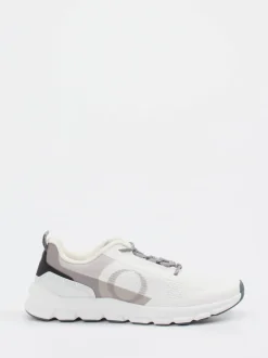 Marc O'Polo – Sneaker aus Textil in Off-White