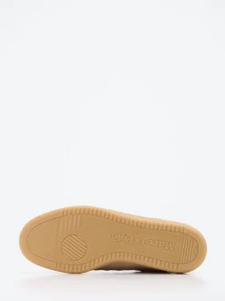 Marc O'Polo – Sneaker aus Veloursleder beige
