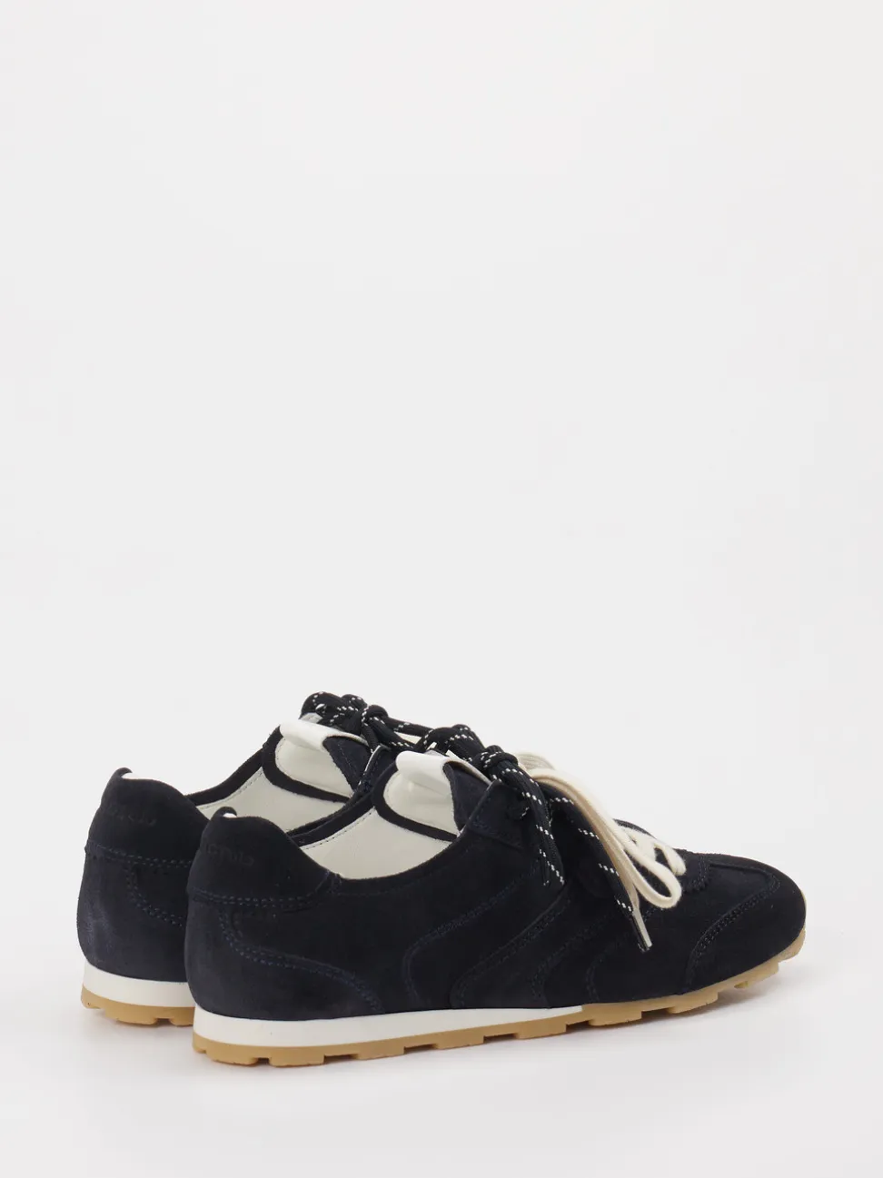 Marc O'Polo – Sneaker aus Veloursleder Dunkelblau