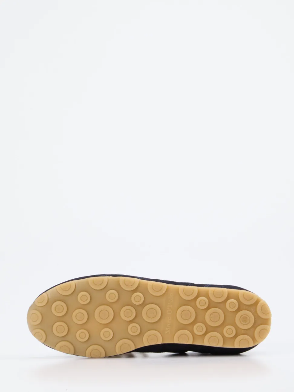 Marc O'Polo – Sneaker aus Veloursleder Dunkelblau