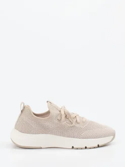 Marc O'Polo – Strick-Sneaker aus Textil in Beige
