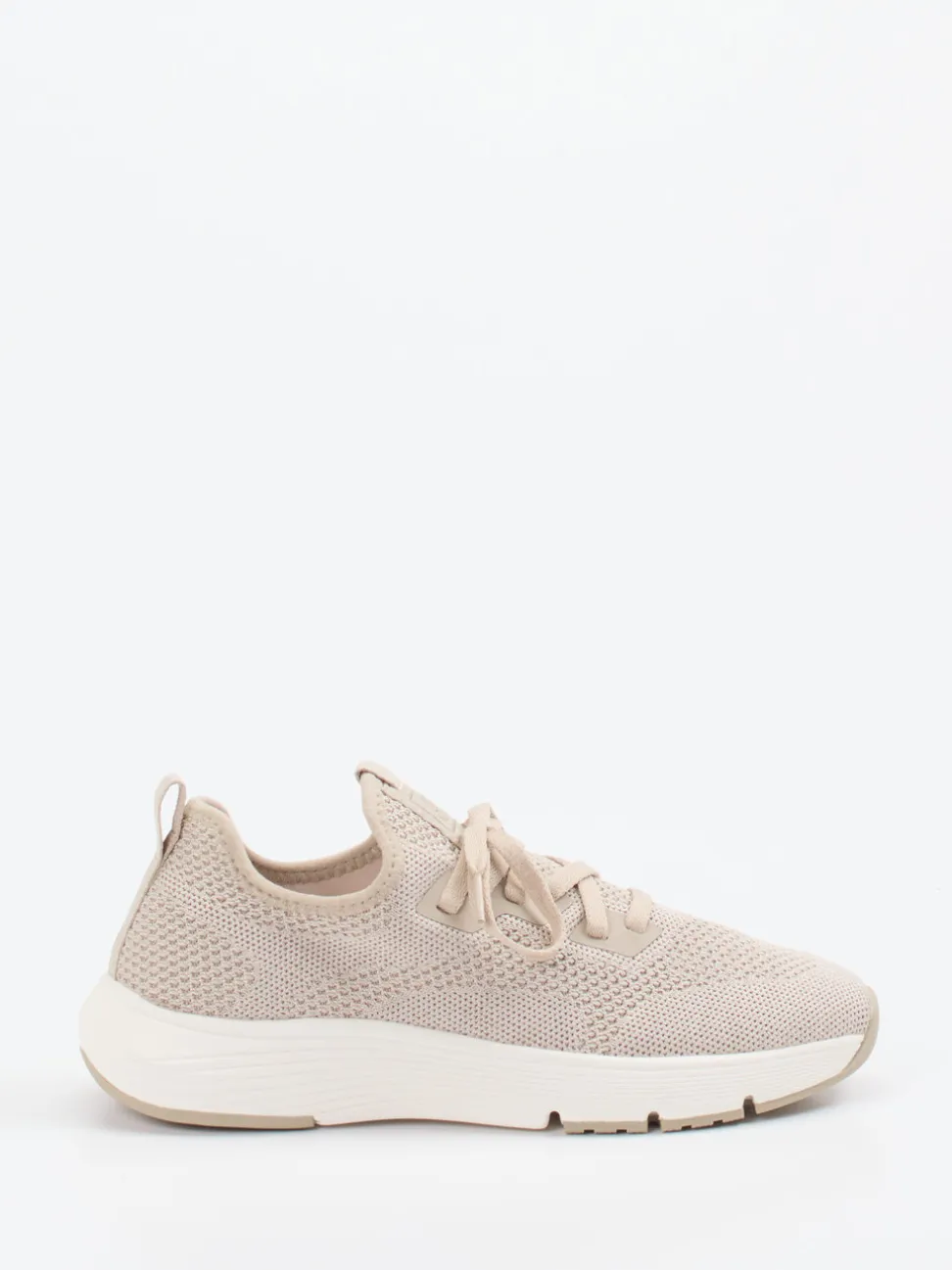Marc O'Polo – Strick-Sneaker aus Textil in Beige