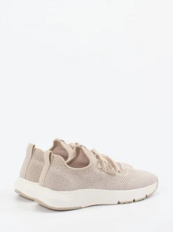 Marc O'Polo – Strick-Sneaker aus Textil in Beige