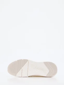 Marc O'Polo – Strick-Sneaker aus Textil in Offwhite