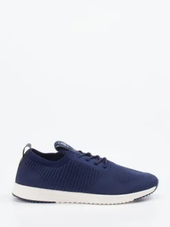Marc O'Polo – Strick-Sneaker aus Textil in Marineblau