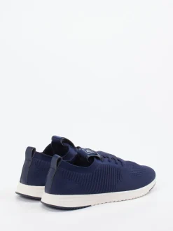 Marc O'Polo – Strick-Sneaker aus Textil in Marineblau