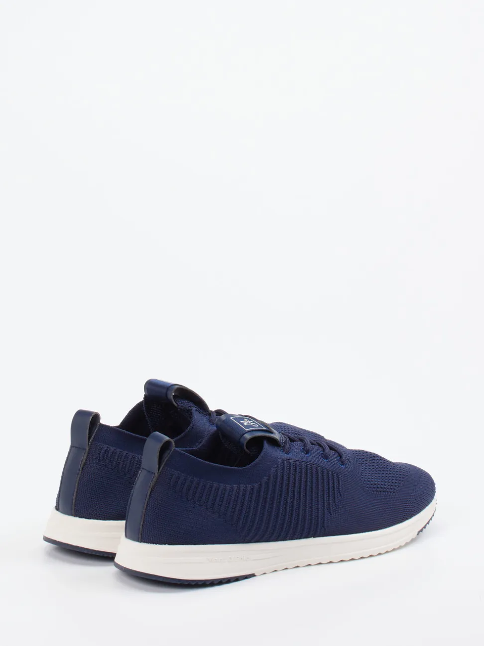 Marc O'Polo – Strick-Sneaker aus Textil in Marineblau