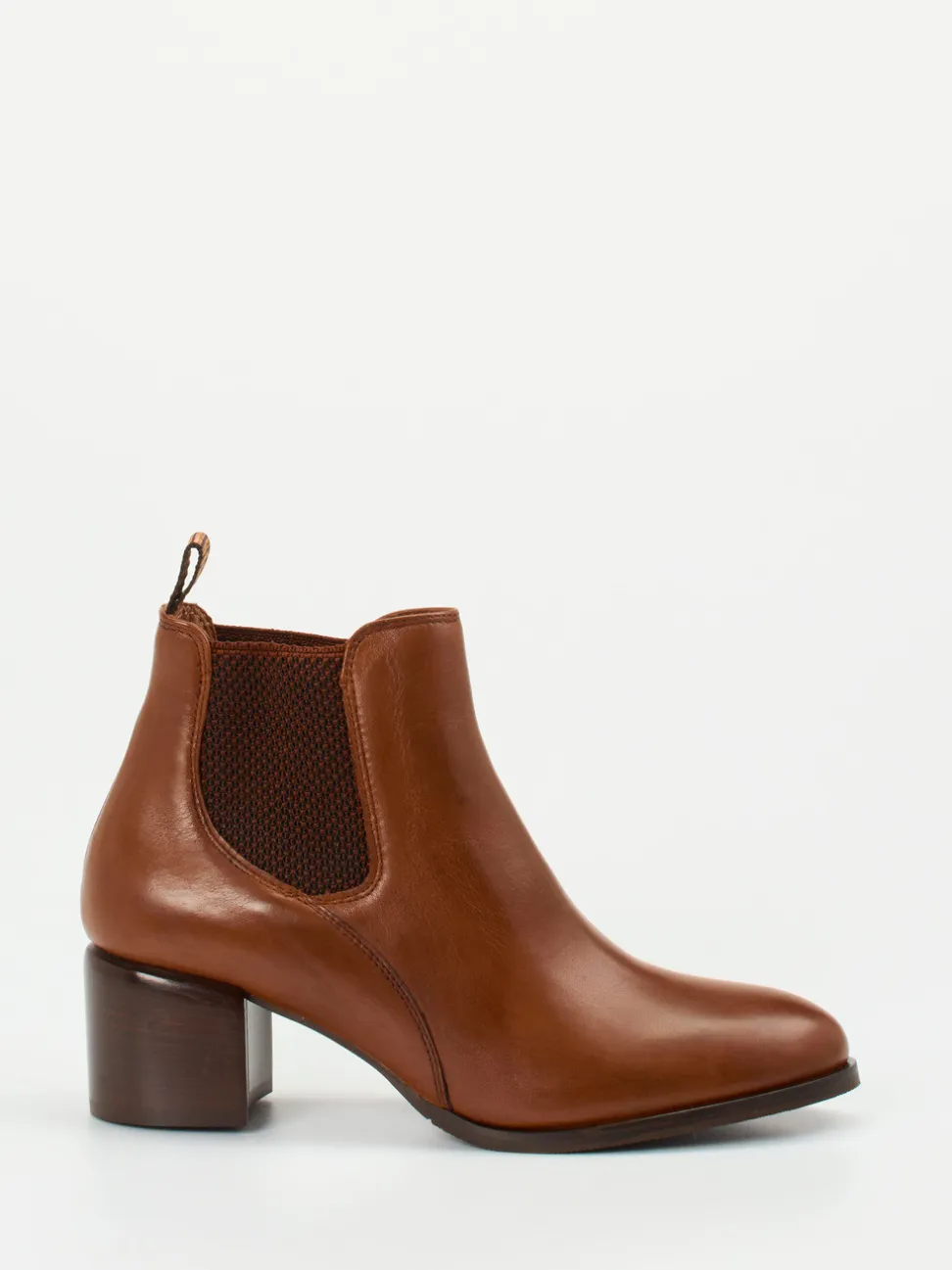 Maripé – Chelsea Boots aus Kalbleder cognacbraun