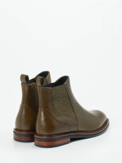 Maripé – Chelsea Boots aus Kalbleder olivgrün