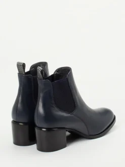Maripé – Chelsea Boots aus Kalbleder Dunkelblau