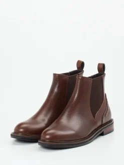 Maripé – Chelsea Boots aus Kalbleder Dunkelbraun