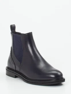 Maripé – Chelsea Boots aus Kalbleder in Dunkelblau