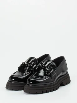 Maripé – Chunky Loafer aus Lackleder Schwarz