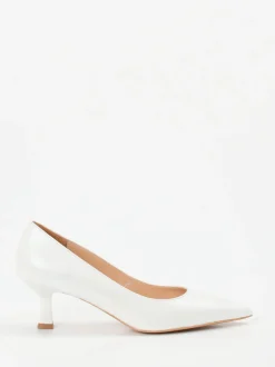 Maripé – Kitten-Heel-Pumps aus Lammleder Offwhite