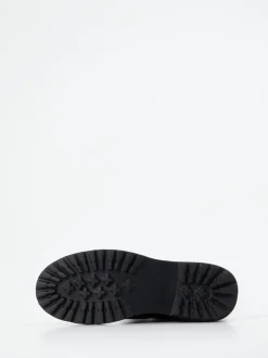 Maripé – Langschaftstiefel aus Veloursleder Schwarz