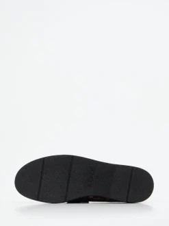 Maripé – Loafer aus Fell mit Leoprint