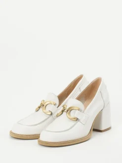 Maripé – Loafer aus Kalbleder in Offwhite