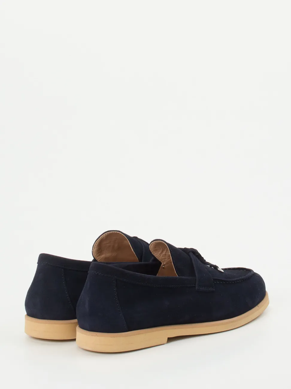 Maripé – Loafer aus Veloursleder Dunkelblau
