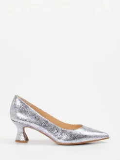 Maripé – Pumps aus Metallicleder in Craquelé-Optik