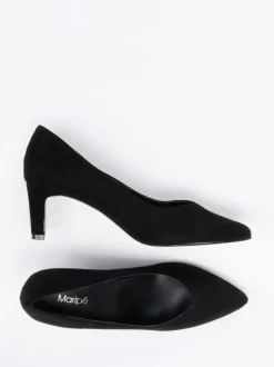 Maripé – Pumps aus Veloursleder schwarz