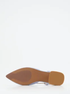 Maripé – Slingback-Ballerinas aus Veloursleder Hellflieder