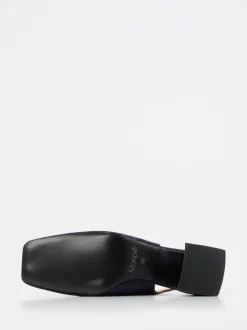 Maripé – Slingback-Pumps aus Veloursleder Blau